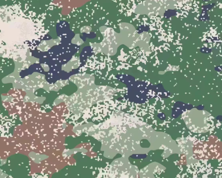 兴安星空迷彩漆施工聚焦园区围墙、